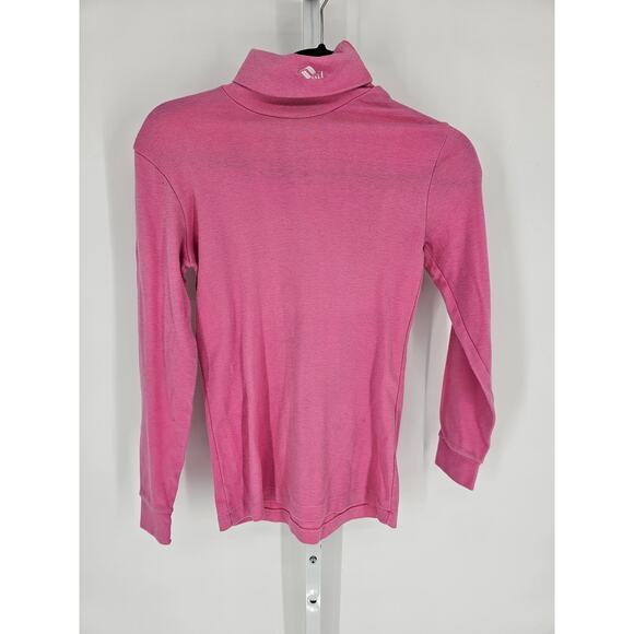 Allen A Women's Pink Long Sleeve Turtle Neck Top Size M - Picture 1 of 4
